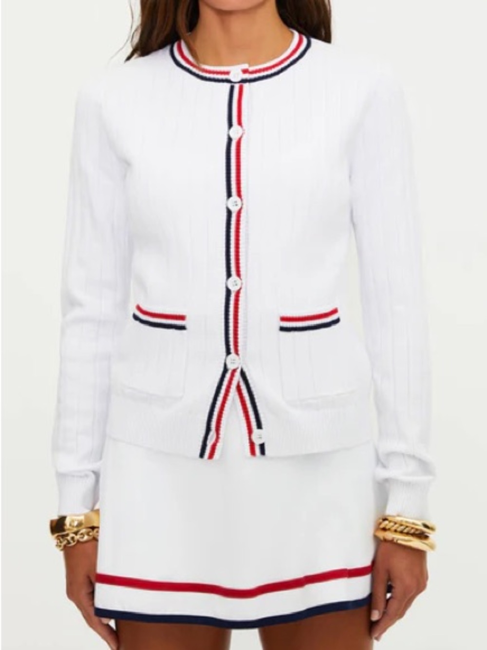 Beach Riot Ally Cardigan Heritage White - Picture 5 of 6